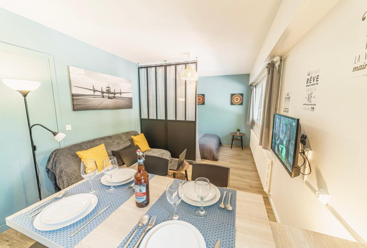 Cosy Studio 108 - Chambery Centre - Stationnement - Gare Buitenkant foto